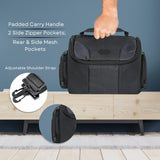 Large Padded Camera Bag with Shoulder Strap – DSLR & Mirrorless Camera Carrying Bag, Lightweight Protective Crossbody Camera Bag
