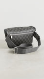 LV Women's Pre-Loved Gucci Waist Bag GG Supreme, Gray/Silver, One Size
