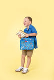 Simple Modern Large Disney Pixar Kids Backpack for School Girls and Boys | Elementary Backpack for Teen | Fletcher Collection | Kids - 16" tall | Pixar Mashup on Blue
