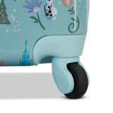 American Tourister Disney Frozen Carry-On Luggage - Airline Approved, Durable Hardshell with Favorite Frozen Characters - Roll Confidentially with Spinner Wheels & Colorful Adjustable Handle