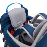 Kelty Journey PerfectFit Child Carrier Backpack, Adjustable Suspension with Hipbelt, 5 Point Safety Harness, Large Zippered Mesh Pockets (Insignia Blue)