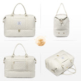 LOVEVOOK Travel Duffle Bag, Weekender Bags for Women with Shoe Compartment, Carry on Overnight Bag with Toiletry Bag, Gym Duffel Bag with Wet Pocket, Hospital Bags for Labor and Delivery, Beige