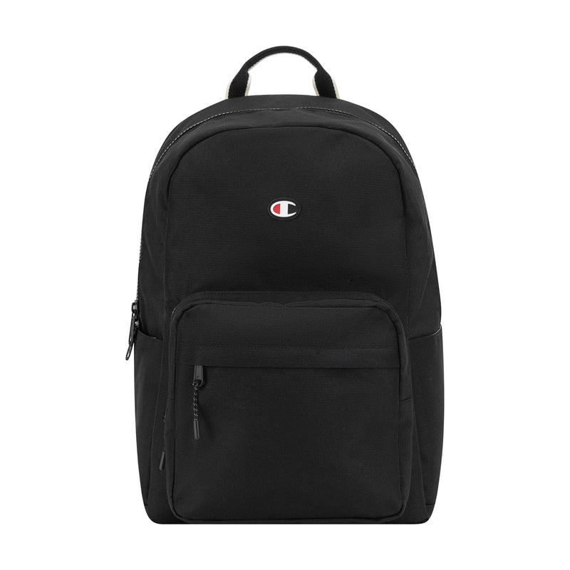 Champion Level Laptop Backpack with Padded Adjustable Straps, Water Bottle Pocket for Work, Travel, Daily Use, Black, One Size
