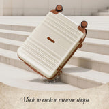 CASELLY Luggage Sets with spinner wheels, PC+ABS Hard Shell Travel Luggage,Lightweight Carry-on suitcases with TSA Lock,YKK Zippers (Black, 5 piece sets(20/24/28/DB/TB))