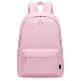 abshoo Lightweight Plain Teen Girls Backpacks for School Solid Color Women College Boobags (Pink)