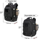 Expandable 40-64L Military Tactical Backpack 3 Day Bag Hiking Gym Sport Camping