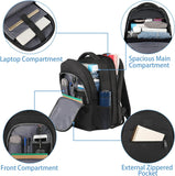 MATEIN Travel Backpack for Men, Expandable Laptop Backpack, Anti Theft Business Computer Bag Fit 15.6 Inch Laptop, Water Resistant College School Bookbag for Men Women, Black