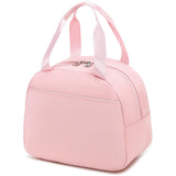 abshoo Lunch Bag for Women Girls Reusable Tote Lunch Bags Insulated Lunch Bag for School Work Picnic Travel (Pink)