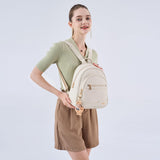 BAGOK Mini Leather Backpack Purse for Women, Small Backpack Purse with Cartoon Charm, Cute Fashion Bag for Girls & Teens