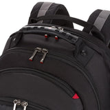 Wenger Legacy 16 inch Laptop Backpack, Men's and Women's Laptop Bag, Black/Gray, One Size