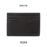TUMI - Delta Money Clip Card Case Wallet - RFID Blocking Wallet for Men - Premium Leather - Pockets & Card Holder - Black