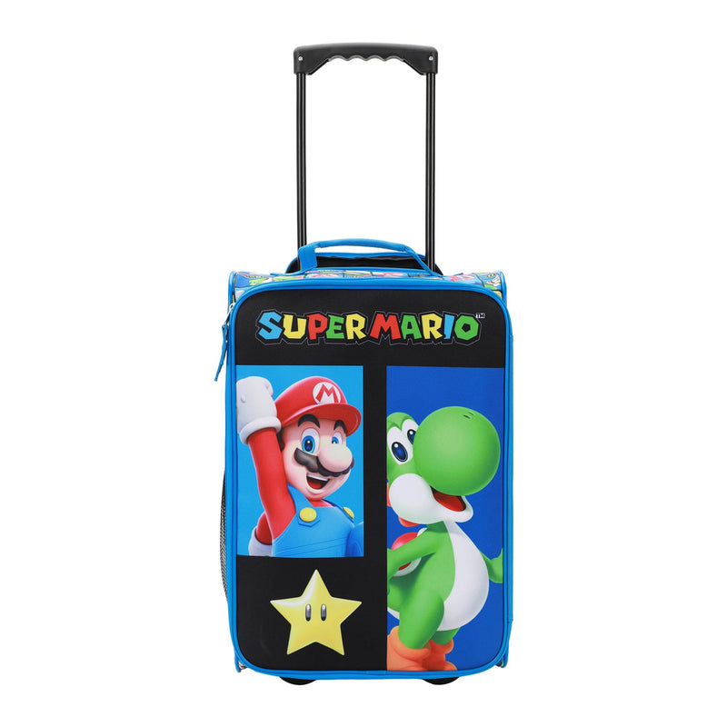 Bioworld Super Mario Bros Mario & Yoshi Blue 18in Pilot Case