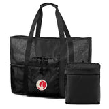 KALIDI Beach Mesh Tote Bag, Carrier Bag Shopping Bag Travel Baggage Hobo Women MAX 35L Shoulder Bag For Beach Vacation