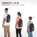 adidas Ready Sackpack – Drawstring Backpack Lightweight Small Gym Bag