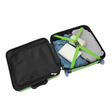 Bioworld Minecraft Creeper 15" Molded Hardside Carry-On Luggage for Toddler