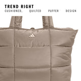 adidas All Me Quilted Puffer Tote Bag for Women