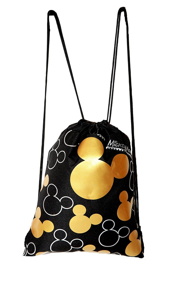 Disney Mickey Mouse Drawstring Backpack 2 Pack