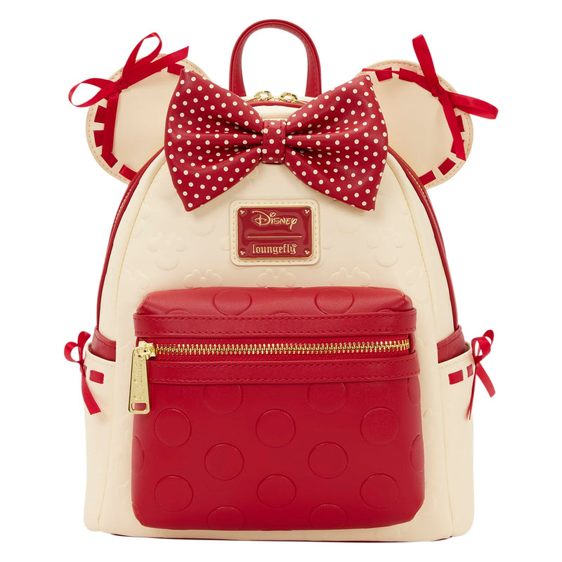 Loungefly Minnie Mouse Rock the Dots Coquette Mini Backpack