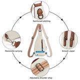 CLUCI Crossbody Bags for Women Men,Leather Sling Bag Cross Body Backpack for Woman Gifts for Women Birthday Unique