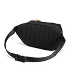 The North Face Berkeley Lumbar Bag | Water-Repellent Fanny Pack for Men & Women, External Pocket & Adjustable Strap, TNF Black/Mineral Gold-NPF, One Size