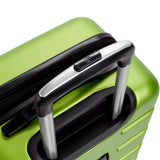 SwissGear 7366 Signature Hardside Expandable Luggage with Spinner Wheels, TSA Lock, Green, Checked-Medium 23-Inch