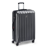 DELSEY PARIS Helium Aero Hardside Expandable Luggage with Spinner Wheels, Titanium, Checked-Large 28 Inch