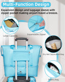 LARVENDER Carry on Luggage 22x14x9 Airline Approved, Expandable 20 Inch Hardside Suitcase with Wheels TSA Lock, PC+ABS Lightweight Carry on Suitcases for Women, Cotton Candy (20/DB/TB)