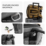 Peak Design Everyday Backpack V3 20L, Eclipse, MagLatch Top, Dual Side Access, FlexFold Dividers, Fits 15" Laptop, For Camera Carry, Daily Commutes or Travel, Versatile Backpack for Men and Women