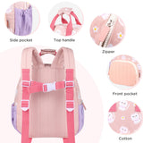 GAGAKU Toddler Backpack for Girls - Kids Mini Backpacks 2-5 years old Cartoon Breathable Comfortable Preschool Backpack for School Travel - Pink Cat