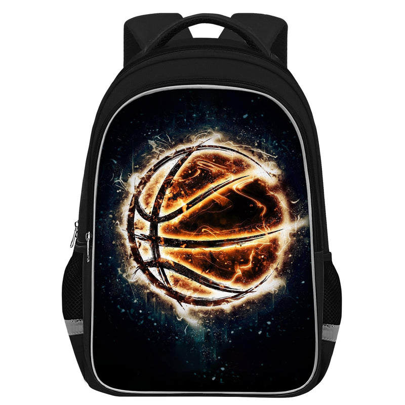TILYTADLY School Backpack for Boys - Basketball Boys Backpack for Kids Children Teens Elementary Middle School - Students Bag for Ages 6-18,17″Bookbag Multifunctional Large Capacity