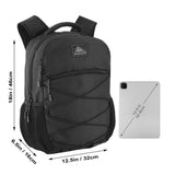 Kelty Laptop Backpack Bag 25 L Hiking Backpack for Men, Women, Work | 18 inch Travel Backpack Carry On Approved (Black)