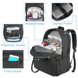 MATEIN Nurse Backpack, Waterproof Padded Medical Nursing Laptop Backpacks for Women, Home Health Clinical Tote Bag with Removable Organizer for College Work Travel, Nurses Gifts