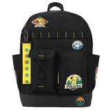 Pokémon Character Patches 19" Black Backpack