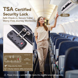 Hoteel Luggage Sets 3 Piece Hardside, 4-Year Warranty, Luggage Set with Spinner Wheels, TSA Lock, Wet/Dry Separation Compartment, Lightweight Carry on Luggage, 20"/24"/28" Suitcase, Beige