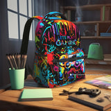 Video Game Backpack for Boys School Backpack for Kids Boys Girls Game Bookbag for Children Teens Elementary Middle School Students Bookbag Ages 6-18 Adjustable Large Capacity Gaming Backpacks
