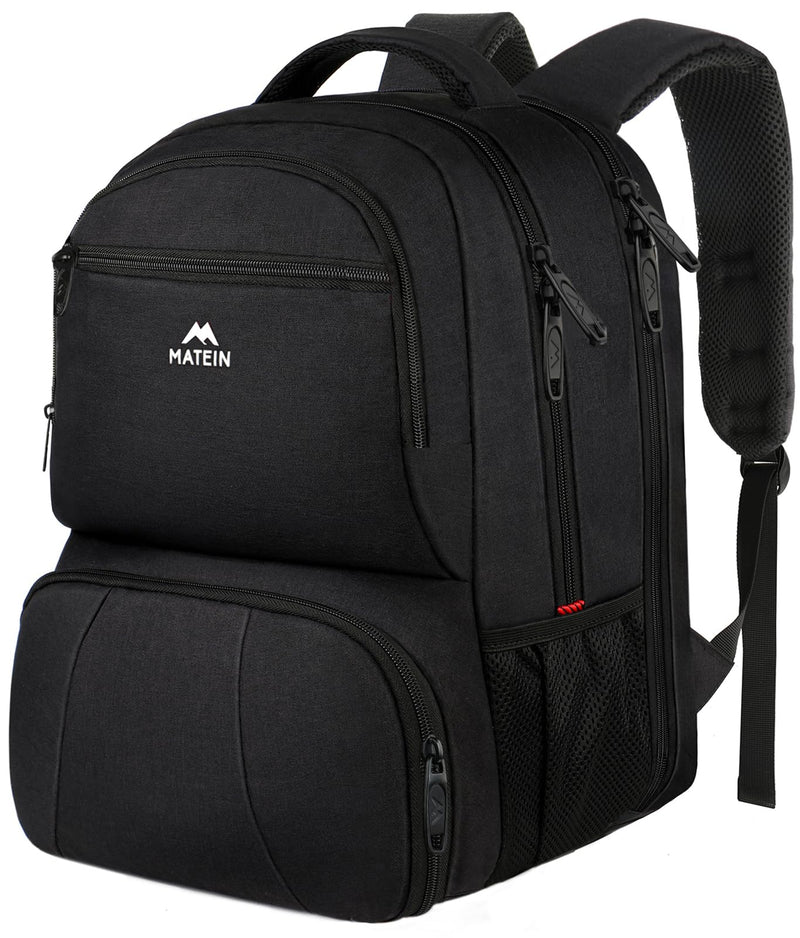 MATEIN Lunch Backpack for Men, 17 Inch Insulated Cooler Backpack with Lunch Compartment, Water Resistant Laptop Back Pack Computer Meal Prep Backpacks Mens Gifts Work Picnic College Travel