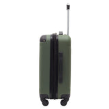 Travelers Club Chicago Hardside Expandable Spinner Luggage, Thyme Green, 22" Carry-On