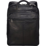 Kenneth Cole REACTION Colombian Leather 16" Manhattan Slim Laptop Travel Backpack, Brown