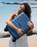 BAGSMART Carry On Luggage 22x14x9 Airline Approved with Spinner Wheels,Lightweight 20 Inch Luggage with TSA Lock,Expandable Hard Shell Carry On Suitcases for Men Women,Pine Green