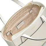 RADLEY London Downtown Women's Small Leather Ziptop Satchel Bag, Chalk