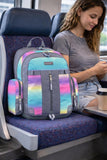 Eastsport Extra Large Backpack Expandable Oversized For Travel Hiking Work Camping Sports Outdoors With Drawstring Bag 18x13.5x9.5 Mochila De Viaje Ombre