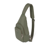 Securtex® Anti-Theft Daytripper Sling - 7x12" Travel Safe Crossbody Bag w/Locking Zippers, Slash-Resistance