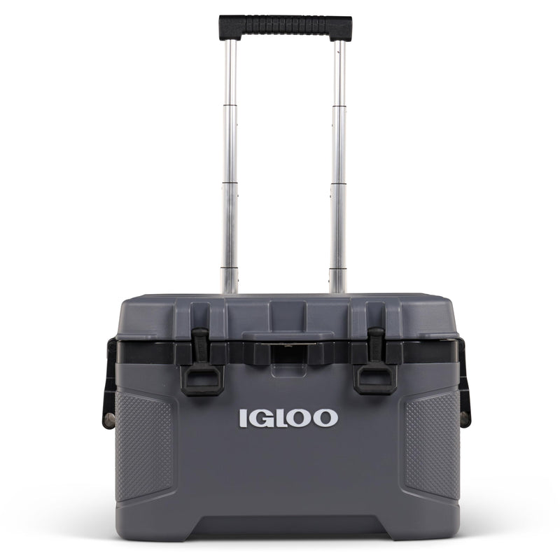 Igloo Trailmate 52Qt Wheeled Cooler, Insulated Hard Shell Ice Chest, Carbonite