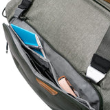Peak Design Travel Duffel 35L, Sage, Extra-Wide Single Zip Access, Weatherproof Shell, 4 External Pockets, Fits Packing Cubes & Camera Cubes, Ideal for Weekend Trips, Versatile Duffel Bag for Travel