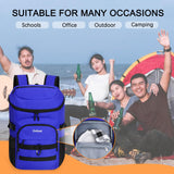 Upgraded Cooler Backpack 24 Cans – Lightweight Insulated Backpack Cooler, Leak-Proof & 18-Hour Ice Retention for Beach, Camping, Hiking (Men, Women, Family)