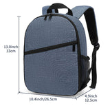 Nayubo Small Camera Backpack for DSLR SLR Mirrorless Camera Outdoor Travel Hiking Photography Waterproof Unisex Camera Case Compatible with Sony/Canon/Nikon/Fuji (Blue)