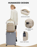 LOVEVOOK Large Travel Backpack for Women, TSA Carry on Backpack for Airplanes, 40L Personal Item Travel Bag for Women fits 17" Laptop,Waterproof Carry on Bag Airplane Approved with 3 Packing Cubes