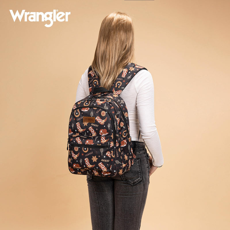 Montana West x Wrangler Western Backpack for Women Aztec Backpack Purse Lightweight Womens Travel Bag