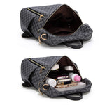 Makes Backpack Purse for Women PU Leather Travel Satchel Handbag Convertible Design Bag with Purse 2 Piece