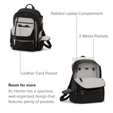 TUMI - Voyageur Celina Backpack - Women's Work and Travel Bag - 16.0" X 10.6" X 6.5" - Holds Up to 16" Laptop - Black & Gunmetal Hardware